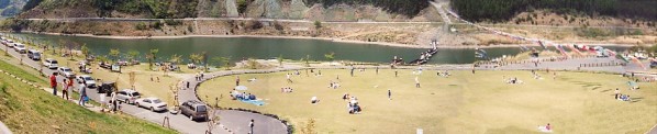 おおづちダムに旧土山町により整備された公園です。