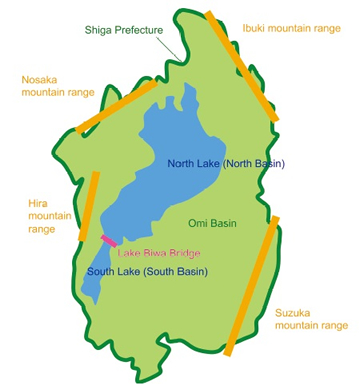 The lake holds nearly all the water of the whole prefecture Image
