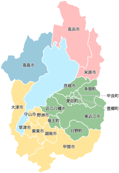 滋賀県マップ