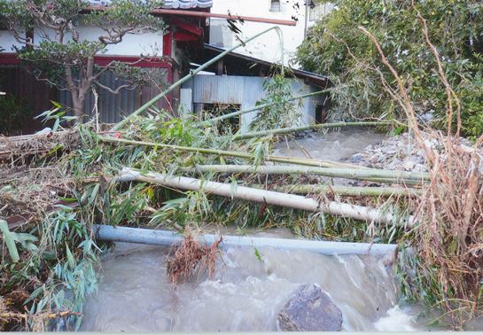 大津市 平成25年9月台風18号の水害写真