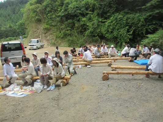 京都信用金庫絆の森森林保全活動