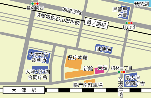 大津会場周辺地図