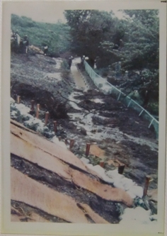 昭和50年台風6号の水害写真
