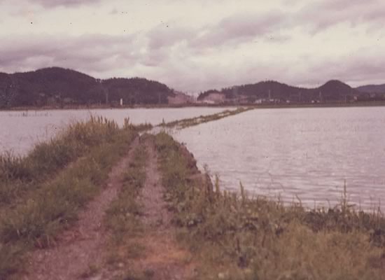 昭和45年の水害写真