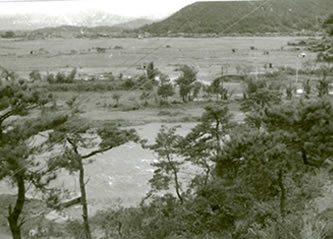 昭和34年伊勢湾台風の水害写真