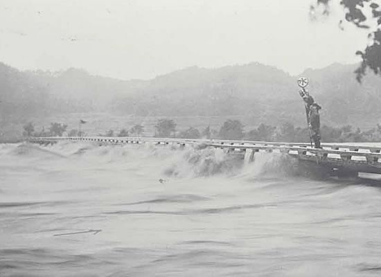昭和13年豪雨の水害写真