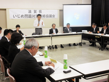 平成28年度第1回滋賀県いじめ問題対策連絡協議会に出席