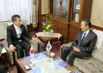 駐大阪大韓民国総領事のハ・テユン様との会談