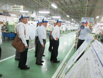 「タカコ」のベトナム工場を視察