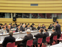 関西経済界と関西広域連合の意見交換会