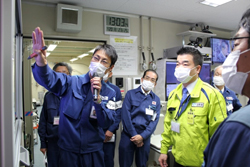 関西電力株式会社大飯発電所を訪問し、原子力発電所の防災体制等を確認