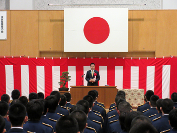 滋賀県警察職員任命式・警察学校入校式にてごあいさつ