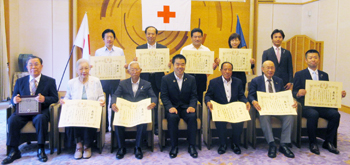 日本赤十字社社業功労者特別表彰等伝達式