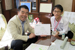 国際生物学オリンピック滋賀県代表で銀賞を獲得された膳所高校の生徒さん