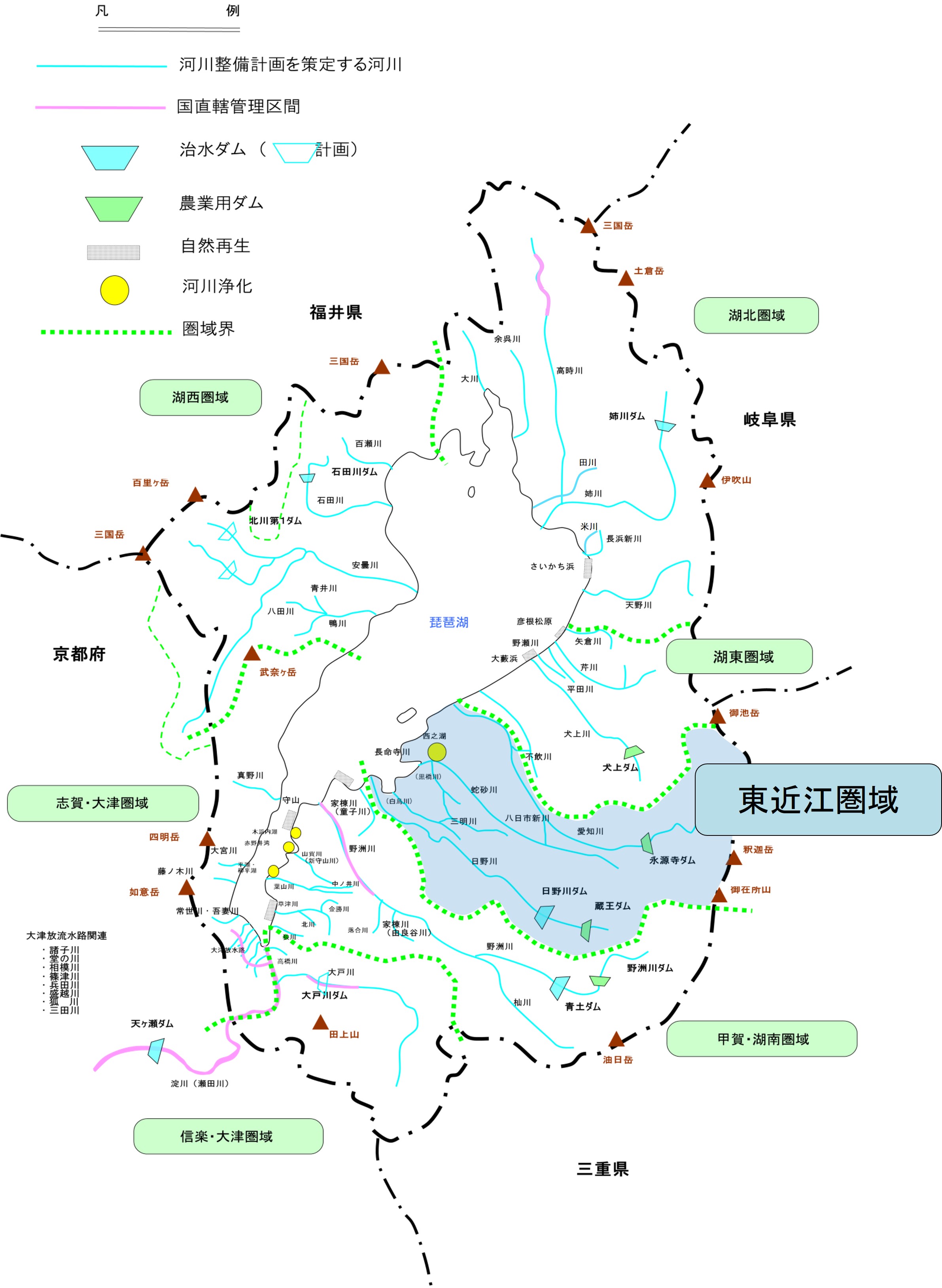 東近江圏域図