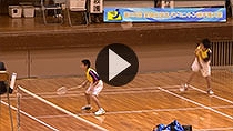 第25回全国小学生バドミントン選手権大会の様子