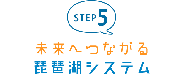 STEP5 未来へつながる琵琶湖システム