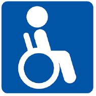 車いす優先区画マーク