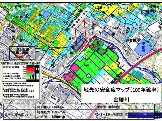 金勝川マップ