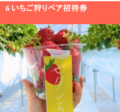 いちご狩りペア招待券