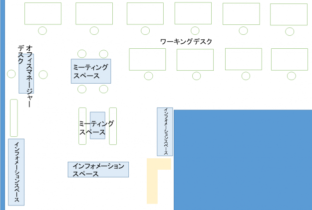 画像:女性の起業応援センターフロアマップ