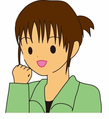笑顔の女性3