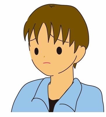 困っている男性1