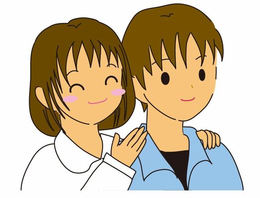 笑顔の夫婦2