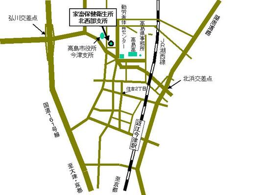 北西部支所交通アクセス