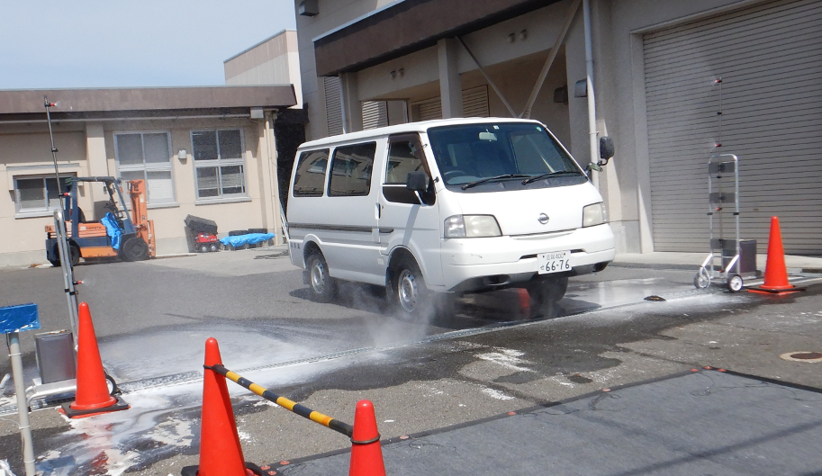 車両消毒ゲート