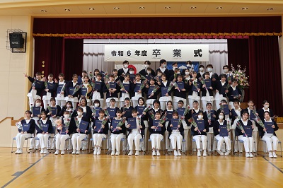 令和6年度卒業式（3月）の様子1