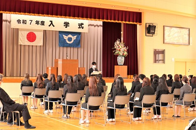 令和7年度入学式（4月）の様子1