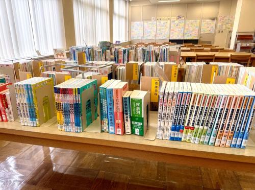 領域ごとに展示された看護学科の実習用コーナー
