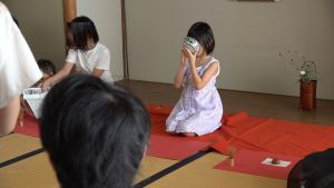 抹茶をたてるワークショップ