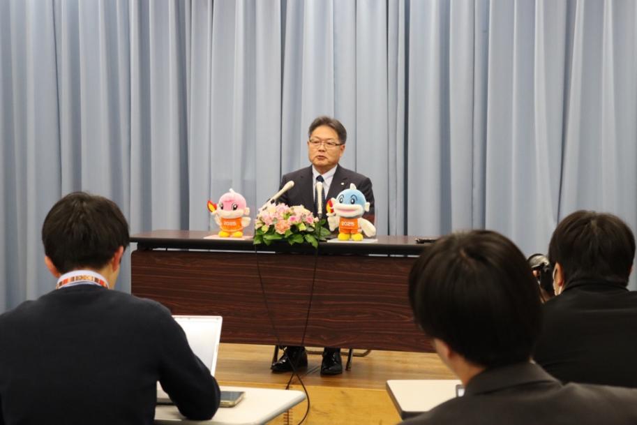 就任記者会見