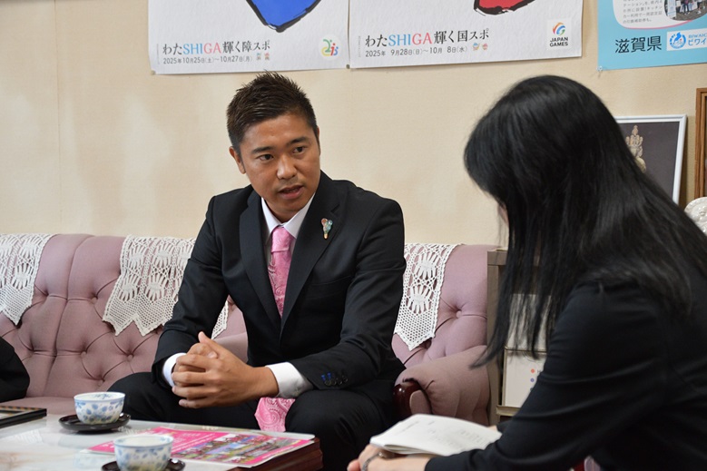 表敬訪問の様子