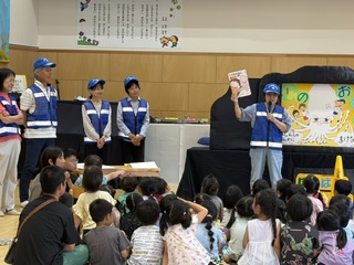 きのもと認定こども園での防犯教室の様子2