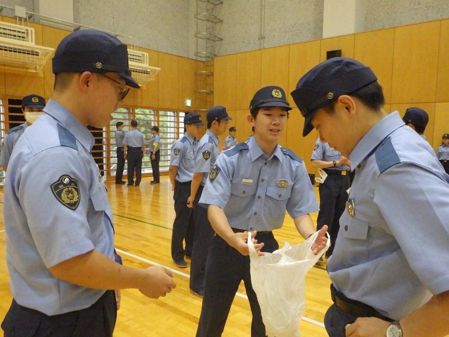 訓練中の学生