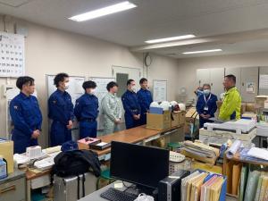 画像:1月3日 1次派遣 出発時の様子1
