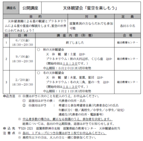 天体観測