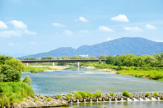 写真：野洲川
