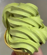 写真:抹茶ソフトクリーム