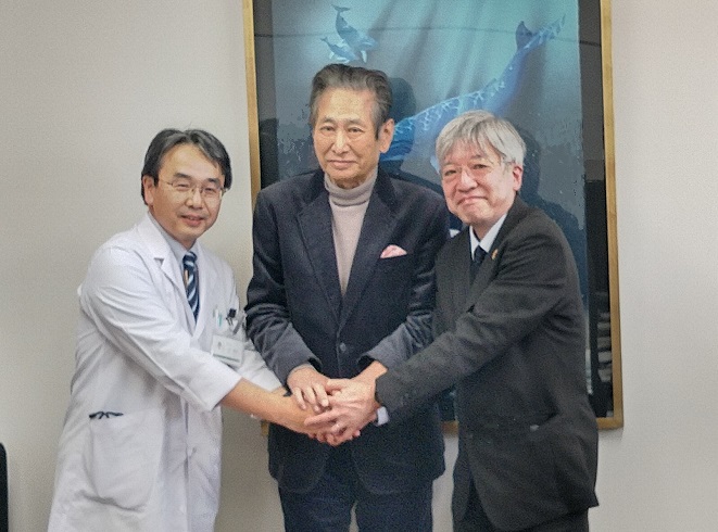 日野記念病院と滋賀県立総合病院の連携と協力に係る基本協定の締結の写真