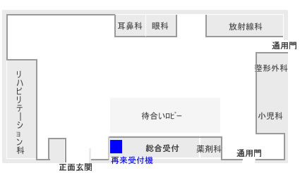 再来受付機の位置図