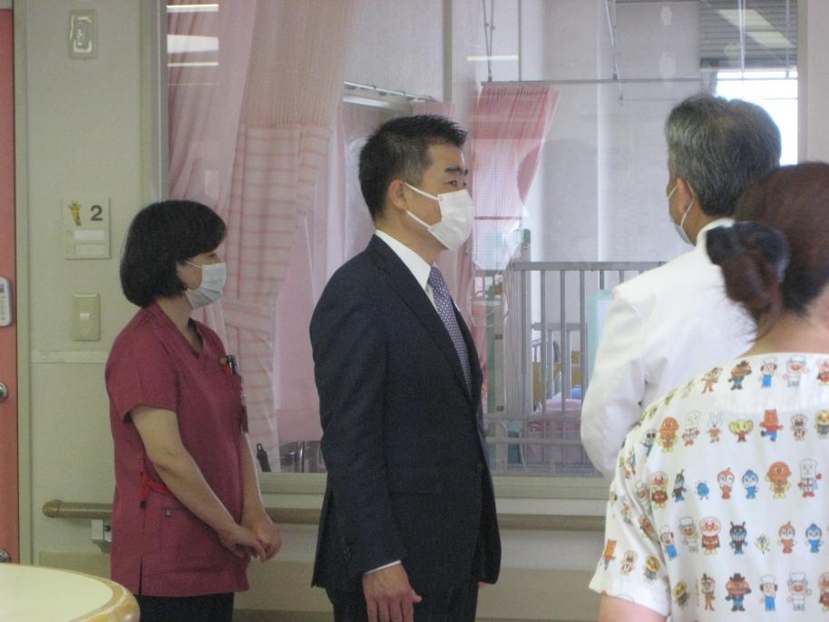 知事訪問(病棟)