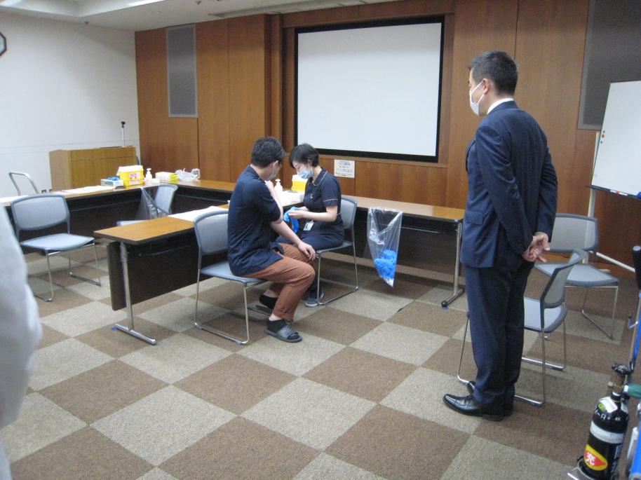 知事訪問(予防接種)