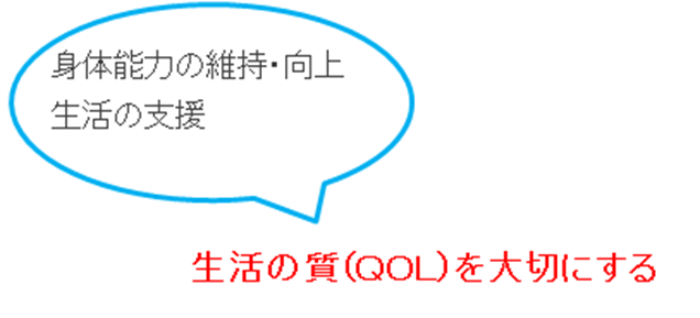 QOLを大切にする