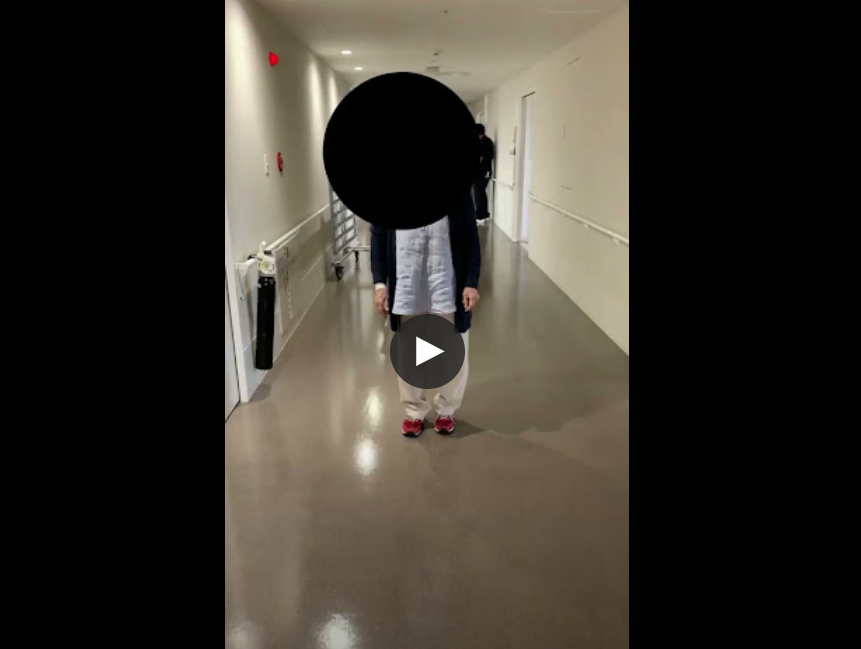 1.87歳女性右変形性股関節症術前動画