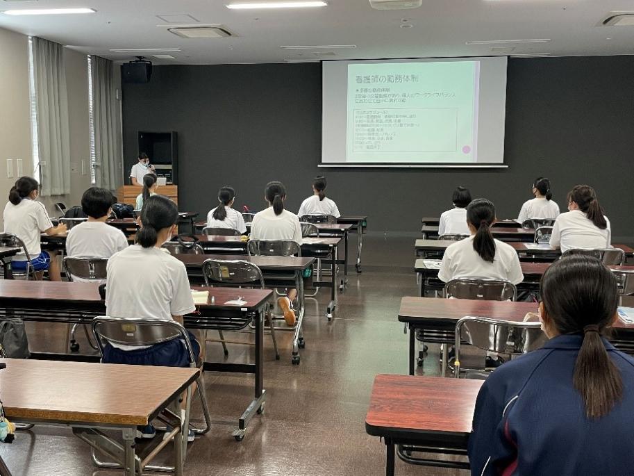 高校生1日看護体験の様子2
