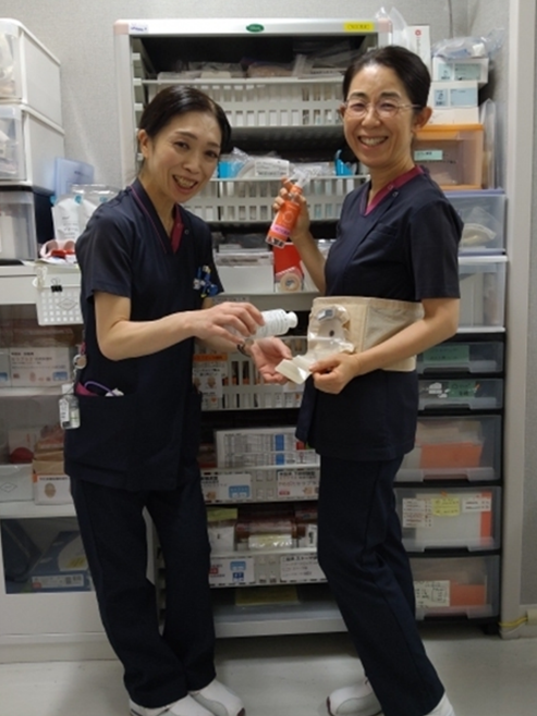 ストマ外来担当看護師写真
